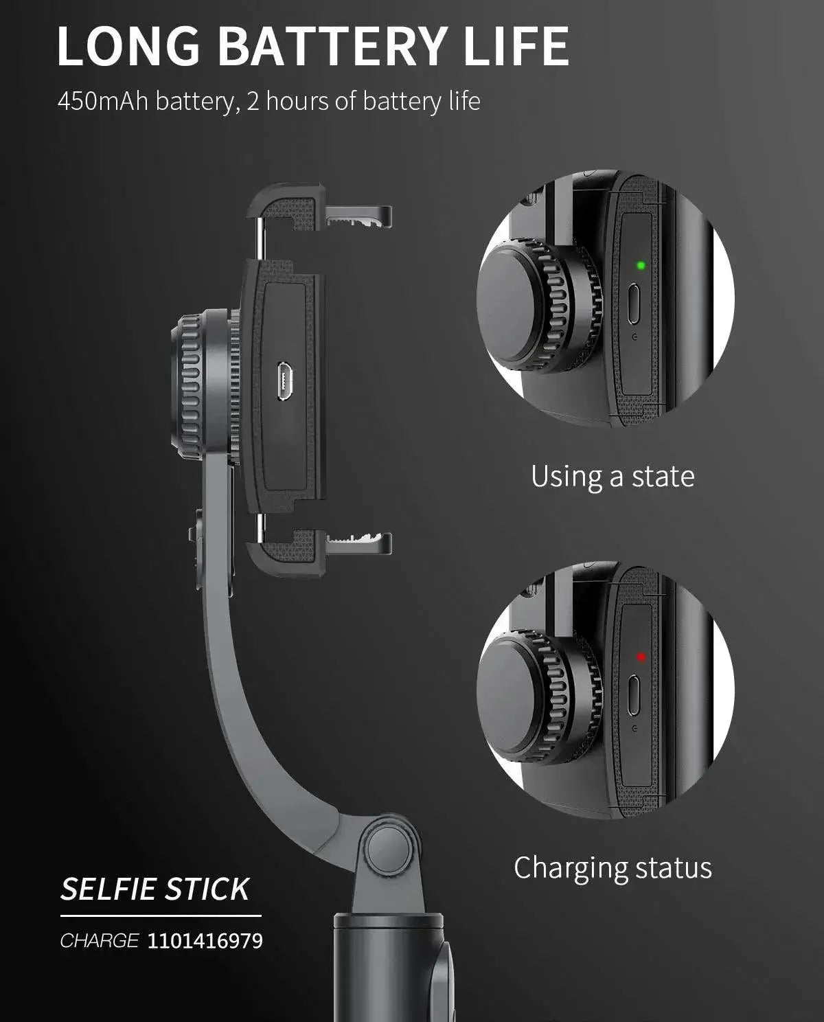 Smartphone Photography Kit Bluetooth Stabilizer For Shots