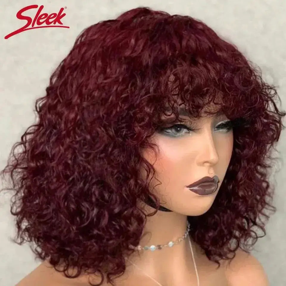Chic Honey Blonde Jerry Curly Pixie Bob Wig For Women Style