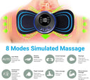LCD EMS Neck Massager Stretcher For Muscle Relaxation