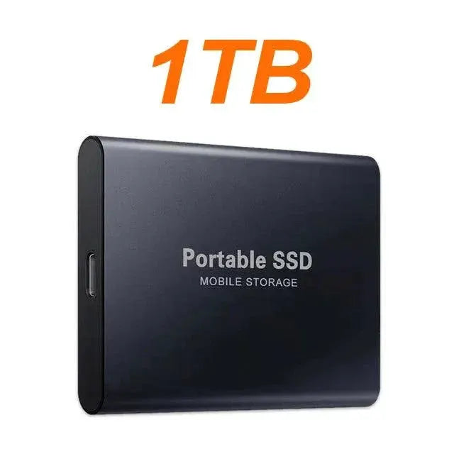 Portable SSD External Drive USB Type C Fast Storage 1TB 2TB