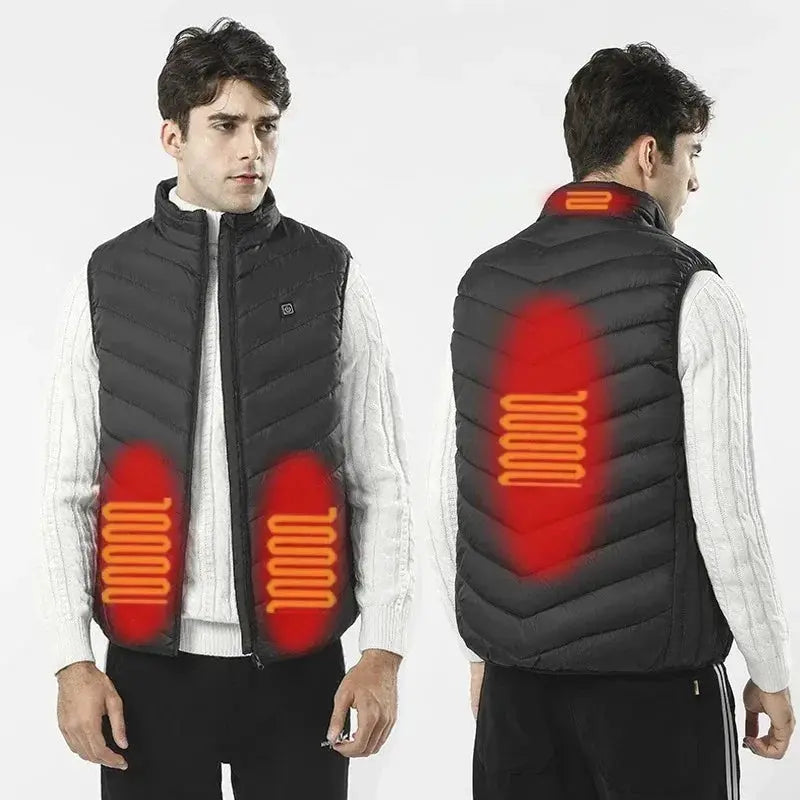 17 Heated Vest Jacket for Men Women Winter Warmth Fashion