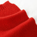 Women's Solid Color Wool Knitted Warm Thickened Scarf Gaiter