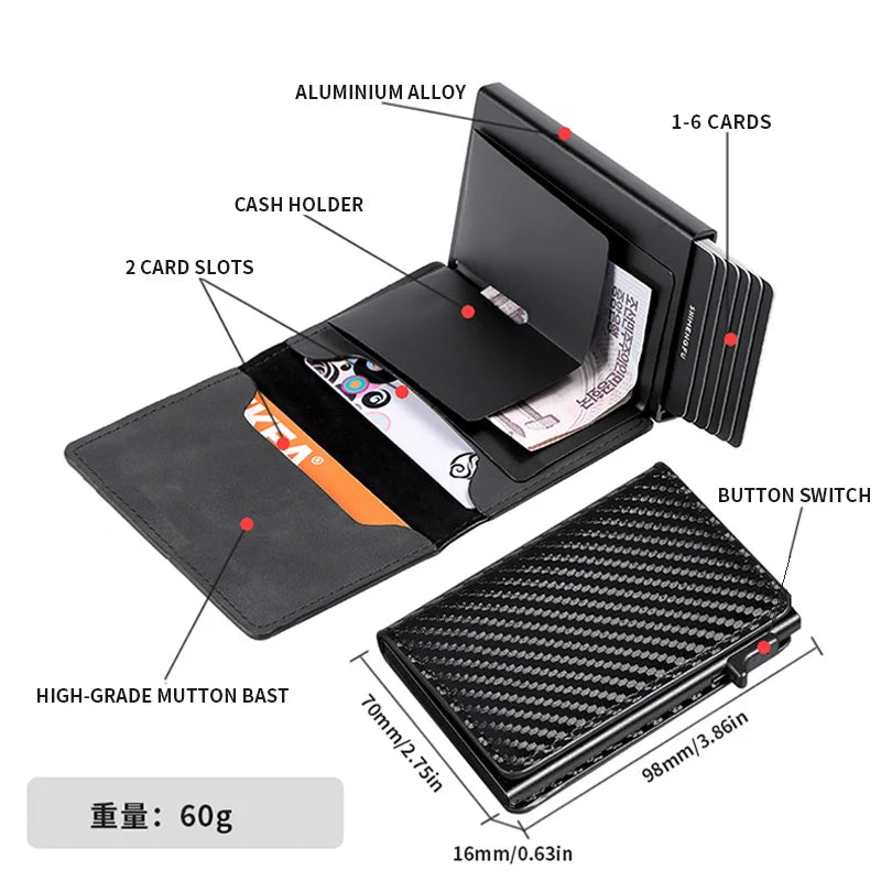 Rfid Blocking Metal Aluminum Id