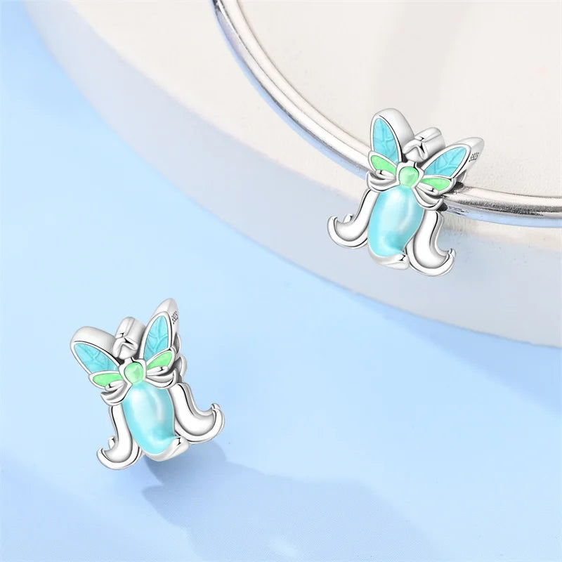 Sterling Silver Charm Beads Mask