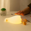 Duck Silicone Night Light Charming Lamp for Kids Soft Glow