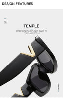 Retro Rectangle Sunglasses Women Brand Designer Vintage Classic