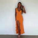 Flattering Backless Midi Dress for Women
