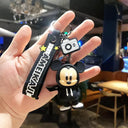 Durable Disney PVC Keychain for Bags