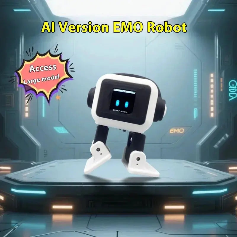AI Emo Robot For Kids With 1.54 Inch Screen Language Learning And Chat Companion