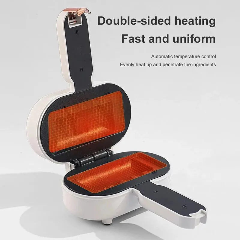 Mini Hot Dog Sandwich Makers Double Sided Heating Machine