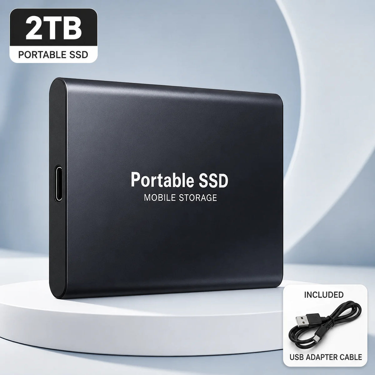 USB USB-C Laptop External SSD