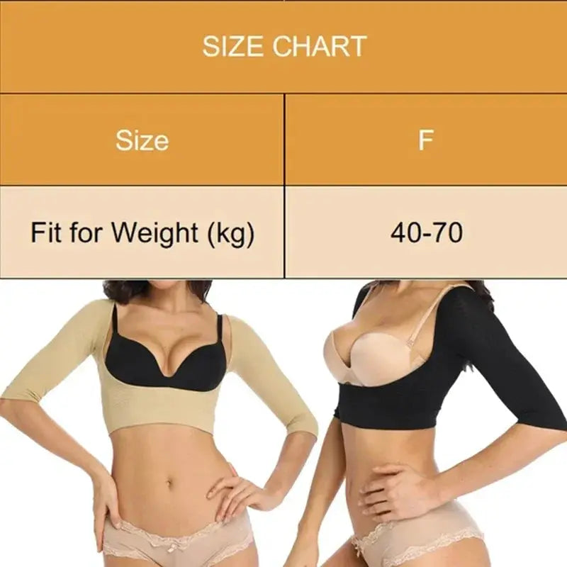 Women's Slimming Arm Shaper and Posture Corrector Support
