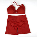 Seamless Yoga Set Women Quick Dry Push Up With Pad