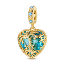 Golden Charm Bead Sterling Silver