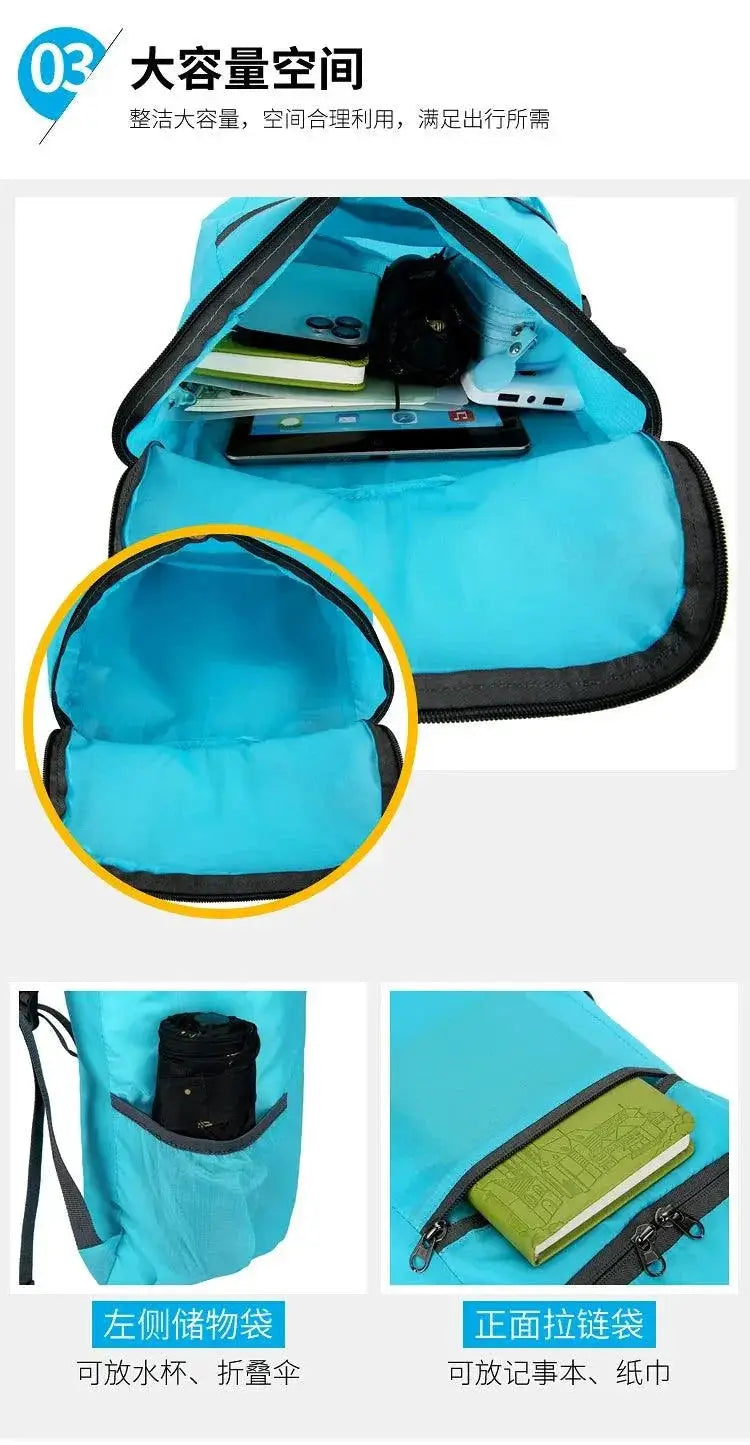 Waterproof Folding Backpack For Outdoor Adventures