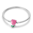Sterling Silver Bracelet Cm Leaf