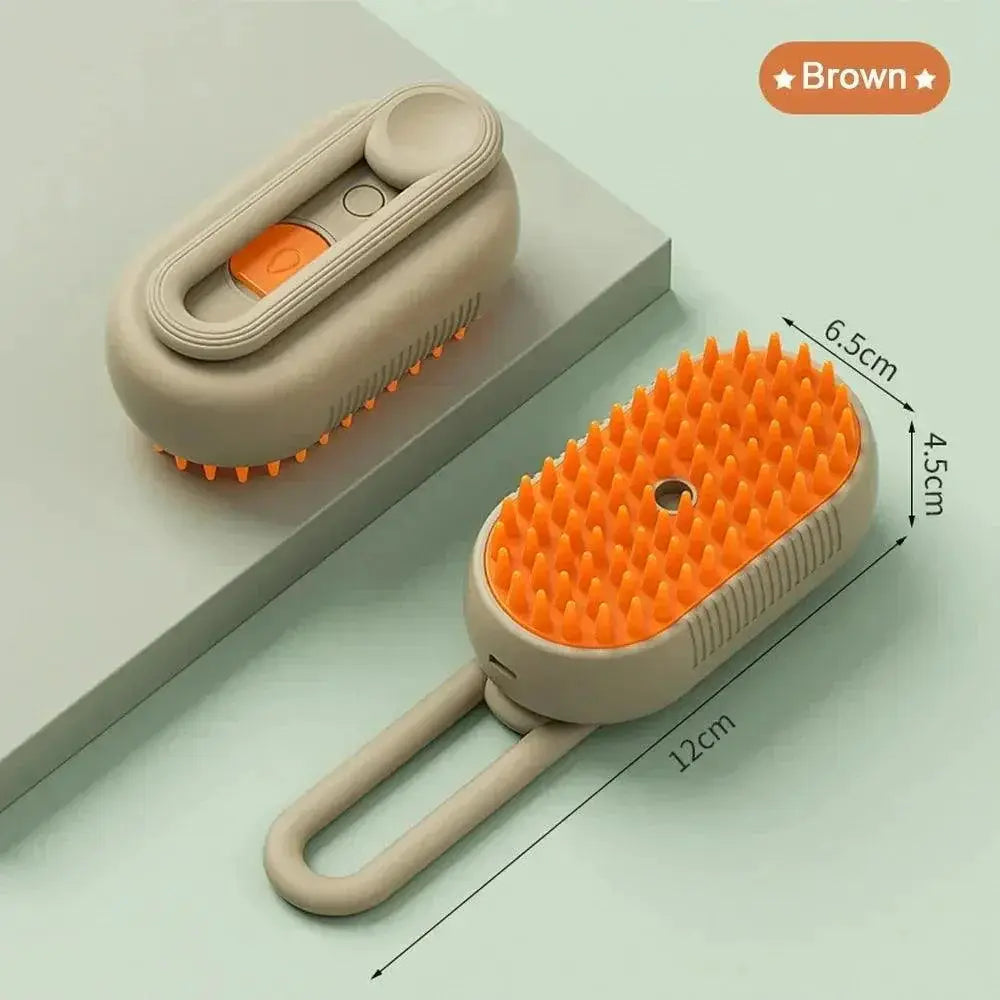 Cat Dog Electric Spray Grooming Comb With Steam Brush Tool