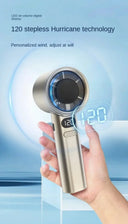 Bladeless USB Hand Fan 120 Speeds Portable Mini Cooler