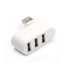 PzzPss USB 2.0 Hub Adapter for High-Speed 3-Port Use