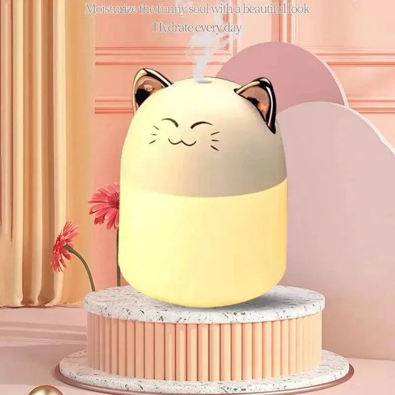 Cute Pet Mini USB Humidifier Portable Whisper Quiet Oasis