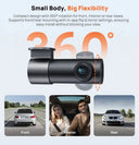 High-Res Dash Cam for Drivers with Parking Monitor