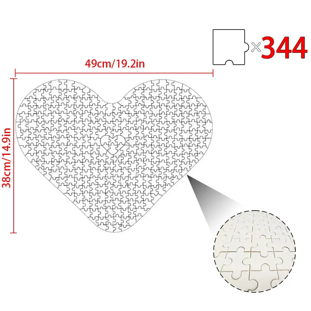 Custom Wooden Framed Photo Puzzle Gift — product view 12