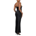 Satin-Corset Dress for Evening Glam