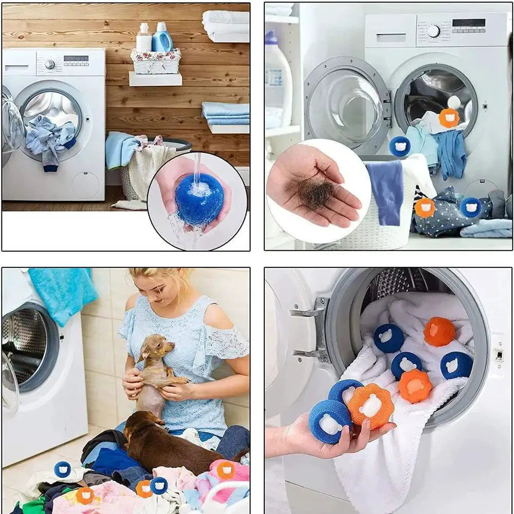 Magic Laundry Ball Kit Pet Hair Remover Cleaner Efficient