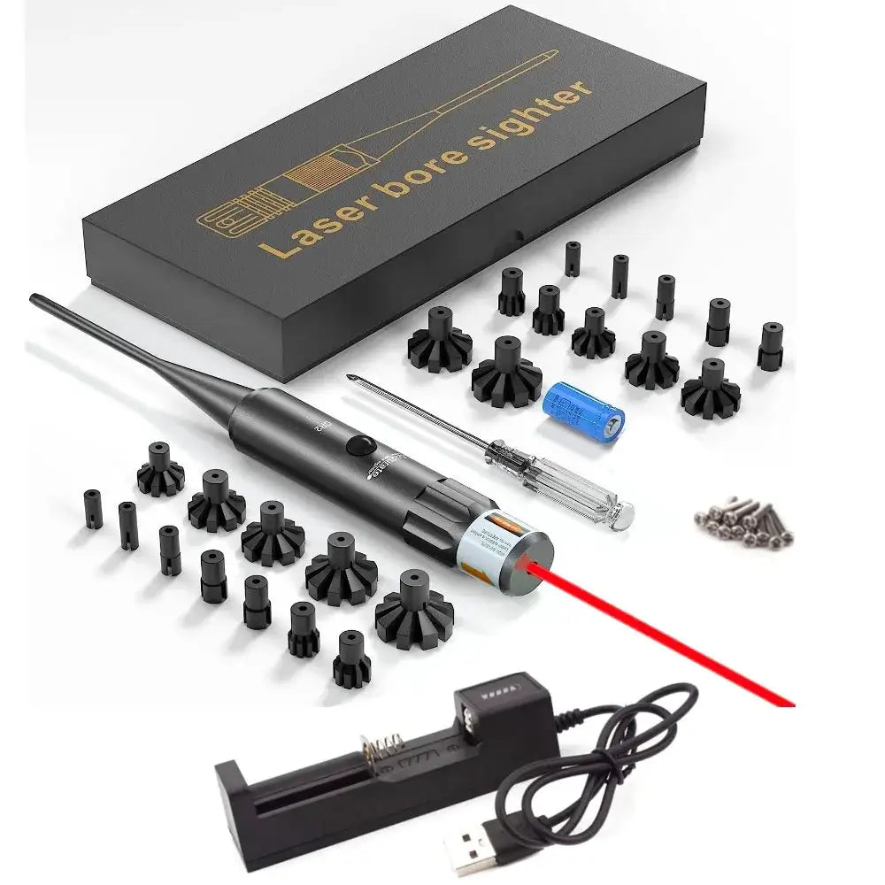 Rifle Laser Bore Sight Scope Laser Boresighter Caliber .22 to .78 Laser Collimador