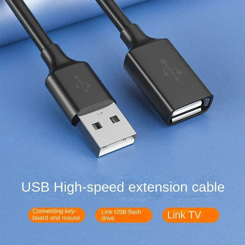 USB 2.0 Extension Cable Mini USB Extender Cord Fast Data