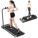 Compact Indoor Flat Treadmill For Home Use Quiet Shock Absorption