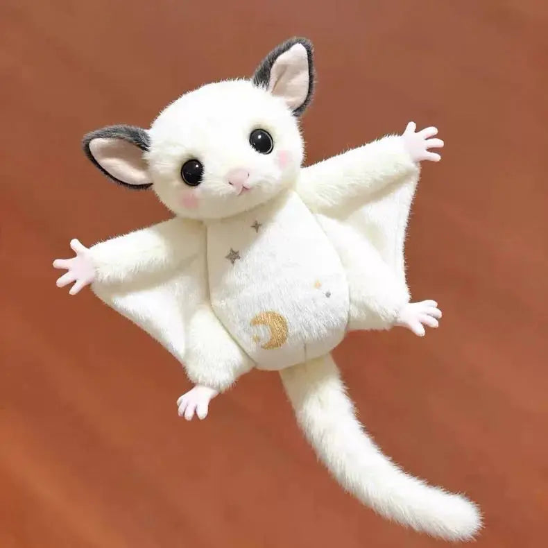 Flying Squirrel Plush Keychain Toy