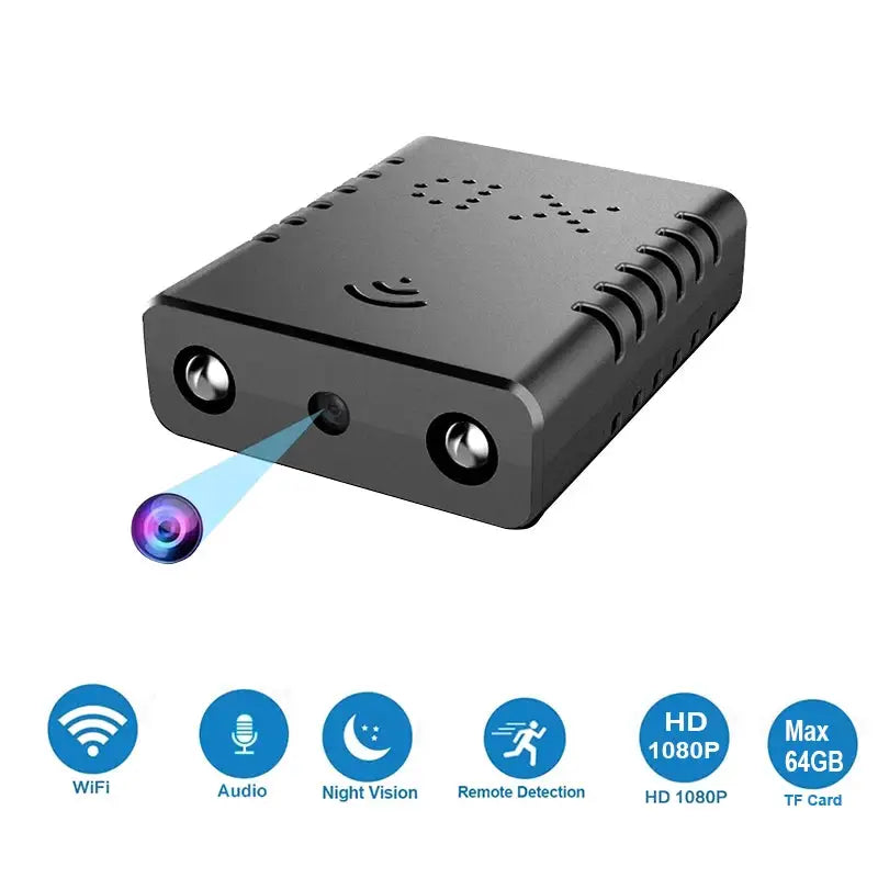 WiFi XD Smart Wireless Camcorder HD 1080P Mini Camera Ip Smallest Mini Camcorder Sport Micro Camera Suport Max 256GB TF Card