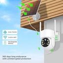 Solar-Powered Outdoor Security Camera with Smart Detection