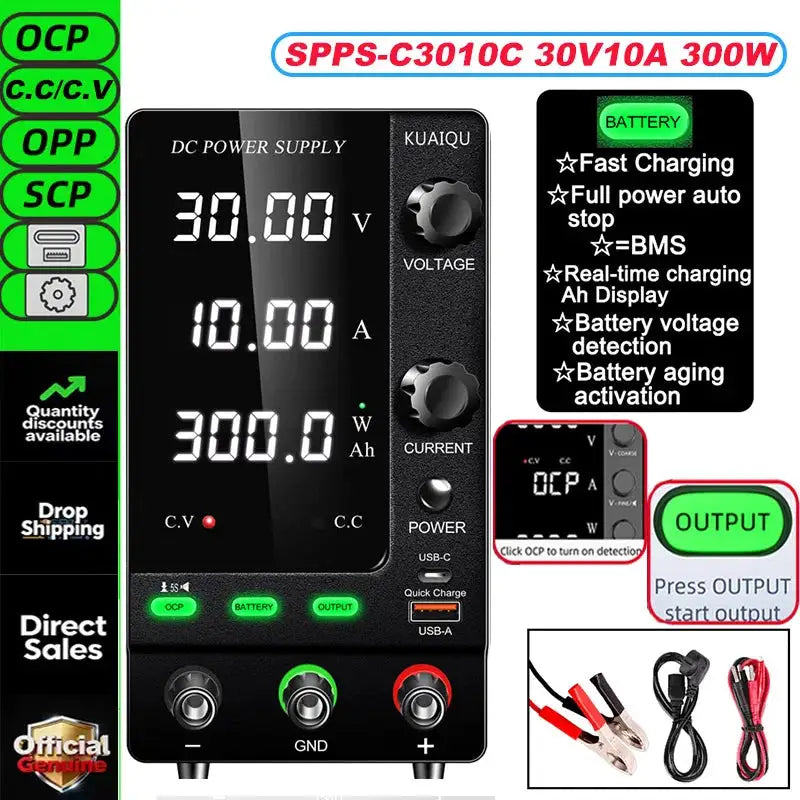 Adjustable DC Power Supply - Precise Regulation — product view 10