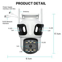 Smart Three Lens Outdoor Camera for Smarter Living