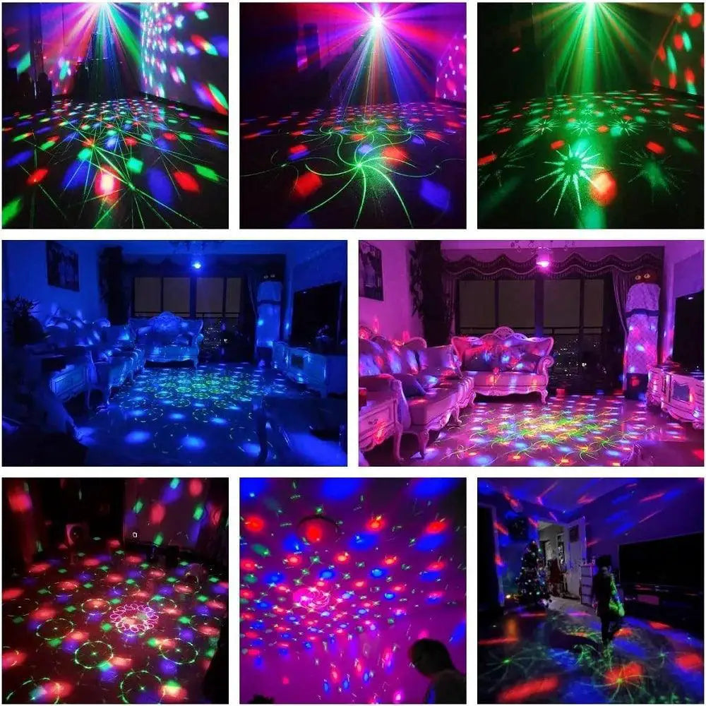 Vibrant Sound Activated DJ Disco Ball Light For Events