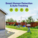 ANNKE 5MP 16CH Wireless Security PTZ Camera System Indoor/Outdoor IP66 Home Surveillance NVR Kit Human Detection Motion Alarm