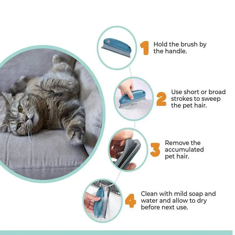 Hair Remover Brush for Pet Fur and Dust Removal Tool