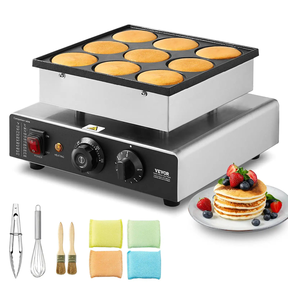 SucceBuy Dutch Pancake Maker Dorayaki Baker Machine Commercial — product view 1