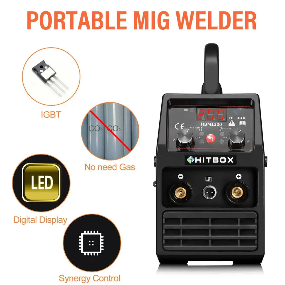 HITBOX HBM1200 Multi-Process Inverter Welder — product view 2