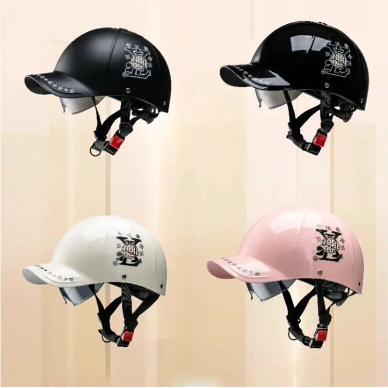 Cafe Racer Baseball Cap Half Helmet — product view 5