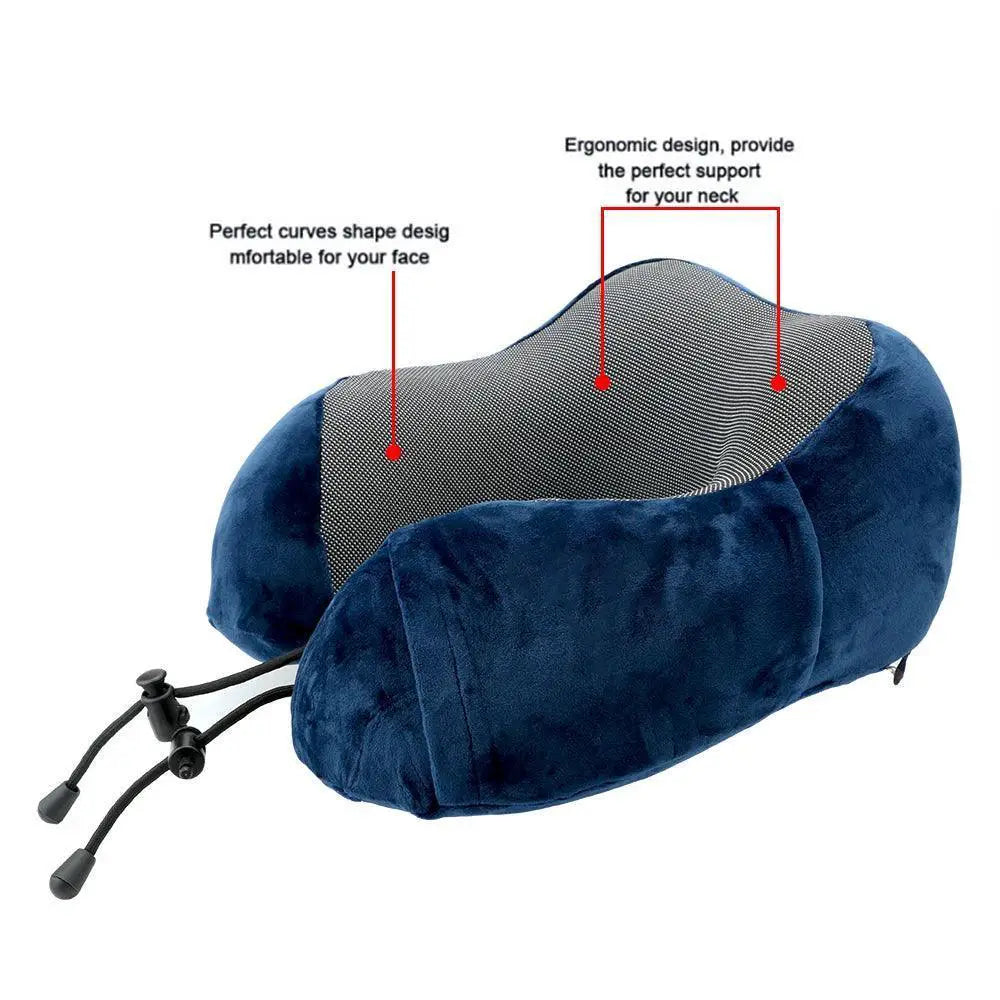Ergonomic Travel Pillow For Neck Pain Relief And Comfort