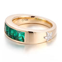 Square Stone Ring With Metal Options