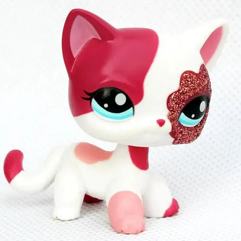LPS Cat Mini Bobble Head Kitten Toy Collectible Figurine