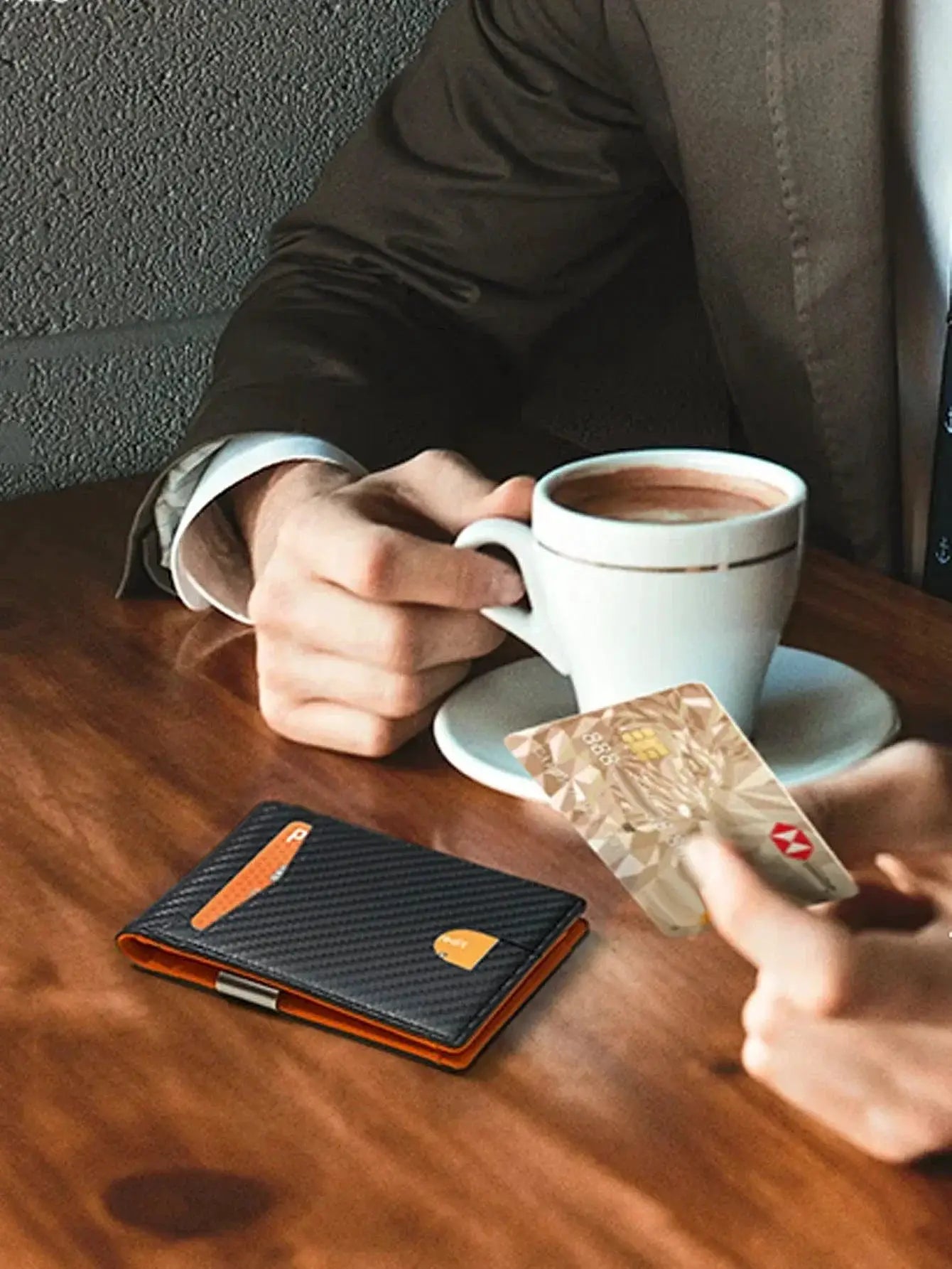 MIYIN RFID Blocking Card Holder Wallet For Men Secure