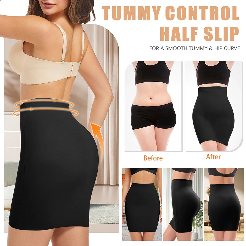 Tummy Control Half Slip Underskirt
