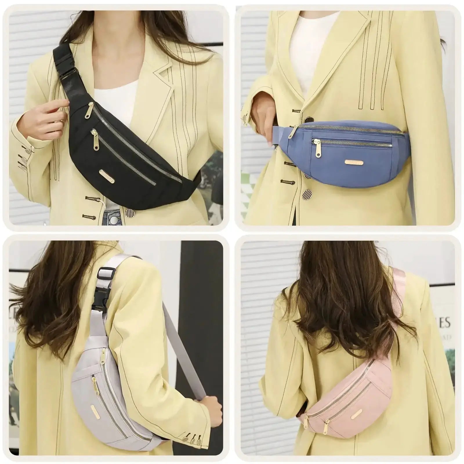 Trendy Unisex Waist Bag Fanny Pack For Outdoor Activities