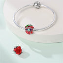 100 Sterling Silver Red Apple Bow