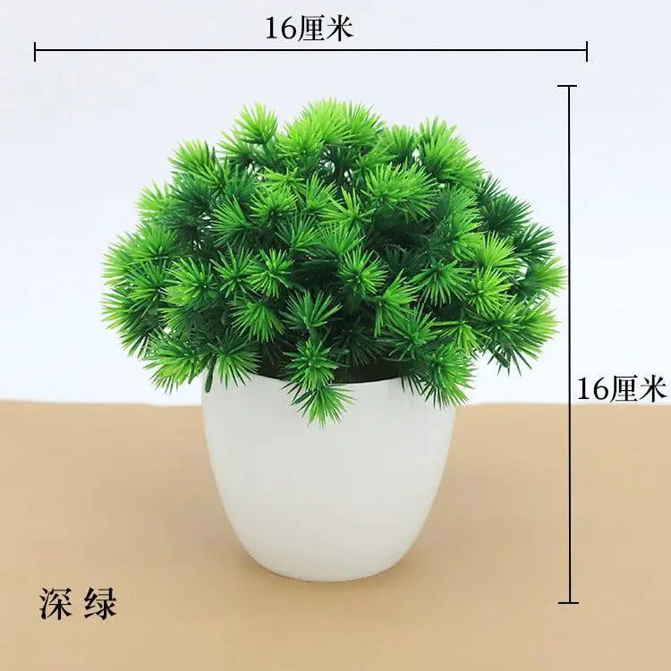 Artificial Bonsai Plants Lifelike Greenery For Decor